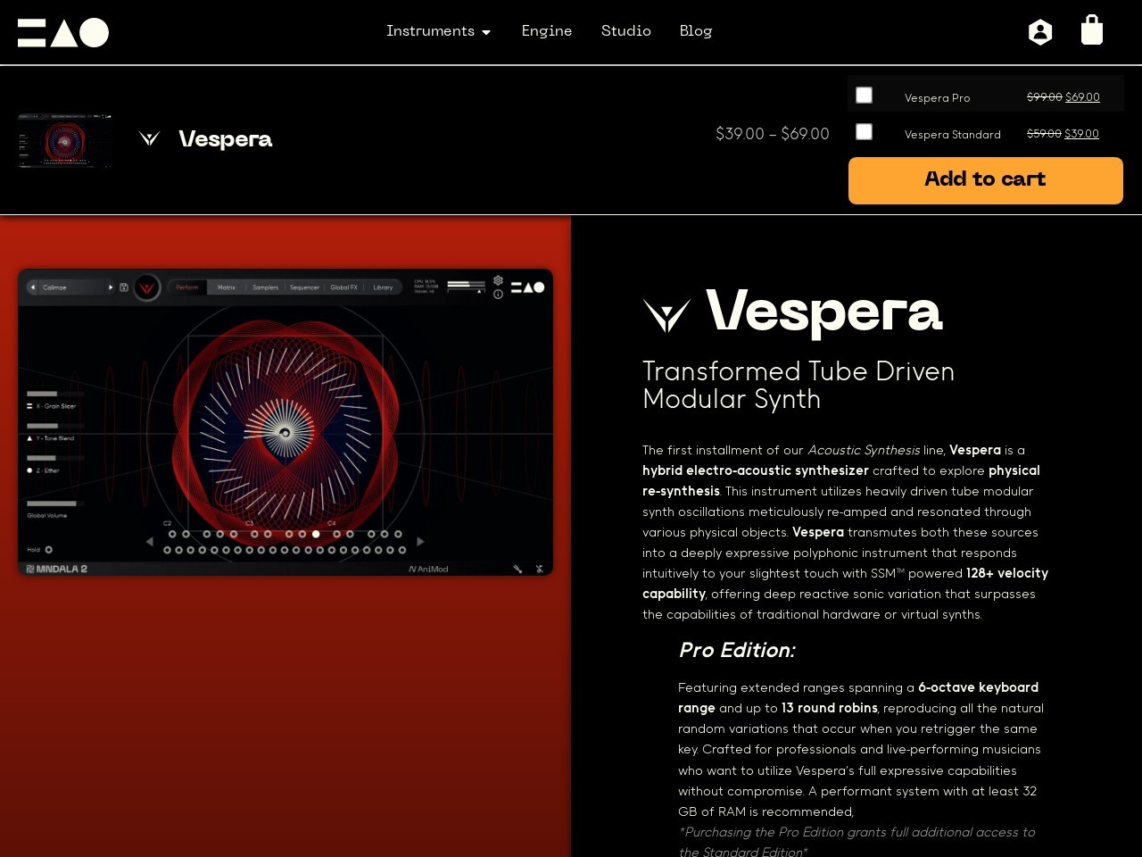 Vespera - MNTRA Instruments
